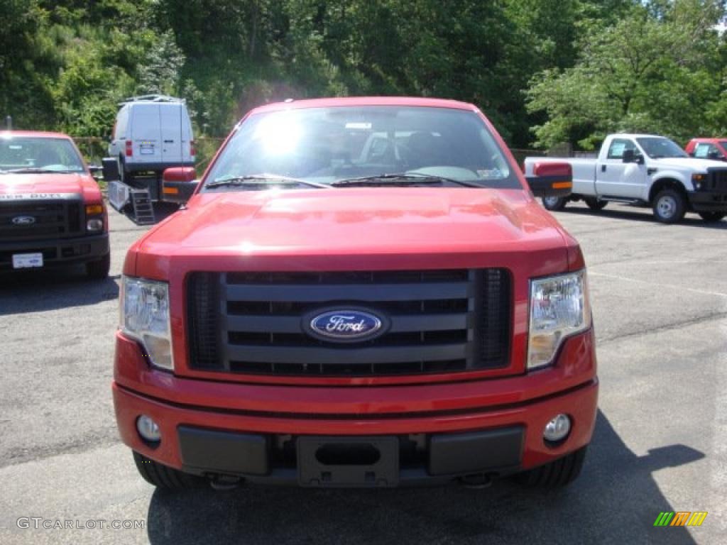 2010 F150 FX4 SuperCrew 4x4 - Red Candy Metallic / Black photo #11
