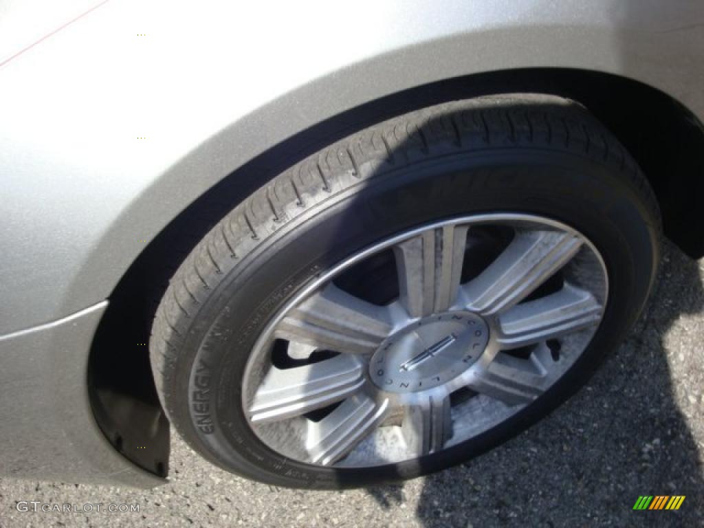 2008 MKZ Sedan - Vapor Silver Metallic / Light Stone photo #12