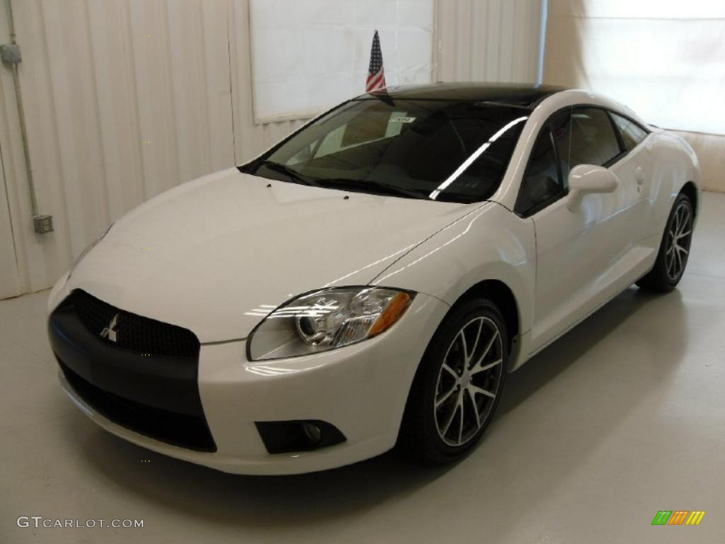 2011 Eclipse GS Sport Coupe - Northstar White / Dark Charcoal photo #1