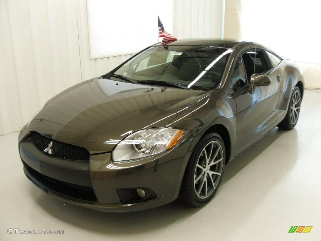 2011 Eclipse GS Sport Coupe - Carbon Pearl / Dark Charcoal photo #1