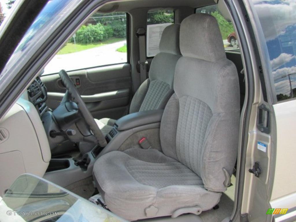 2001 S10 LS Extended Cab 4x4 - Light Pewter Metallic / Medium Gray photo #10