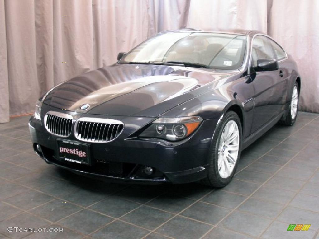 2007 6 Series 650i Coupe - Black Sapphire Metallic / Cream Beige photo #1