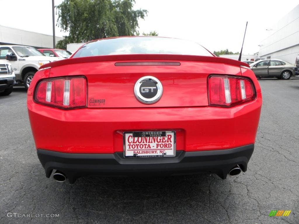 2011 Mustang GT Premium Coupe - Race Red / Charcoal Black/Cashmere photo #4