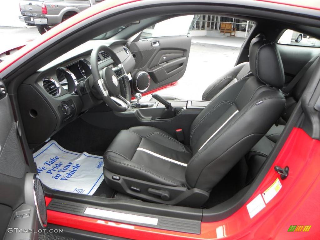 2011 Mustang GT Premium Coupe - Race Red / Charcoal Black/Cashmere photo #8