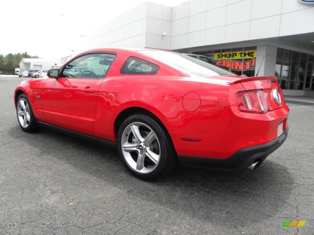 2011 Mustang GT Premium Coupe - Race Red / Charcoal Black/Cashmere photo #28