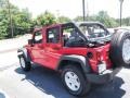 Flame Red - Wrangler Unlimited X 4x4 Photo No. 2