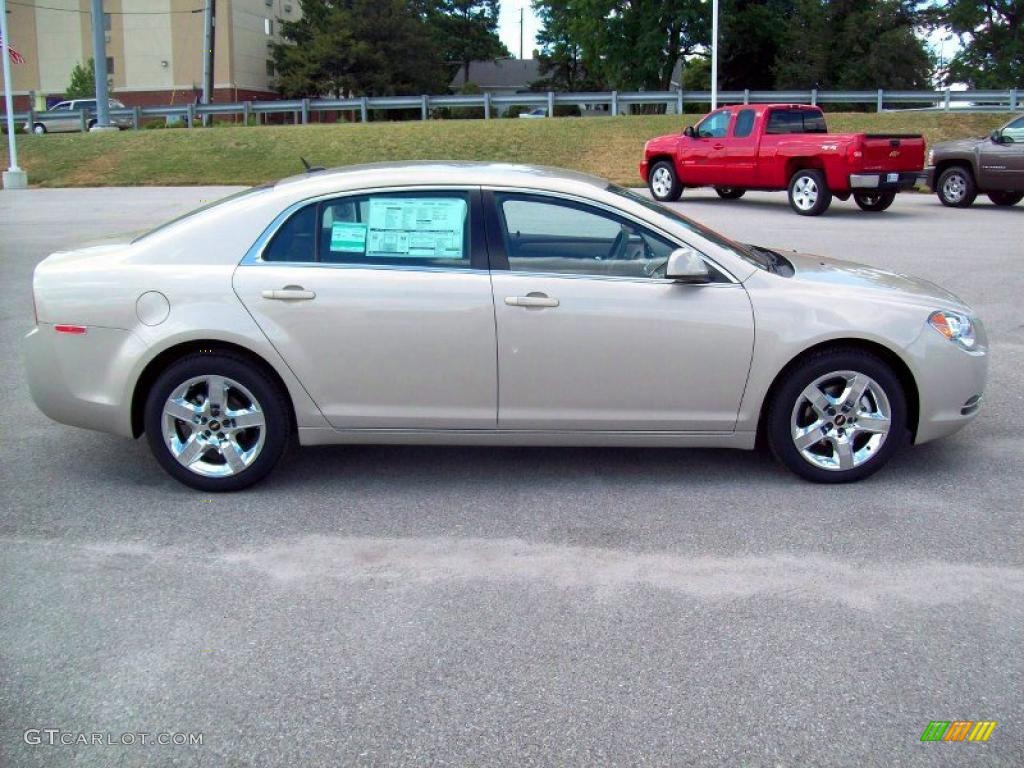 2010 Malibu LT Sedan - Gold Mist Metallic / Cocoa/Cashmere photo #5