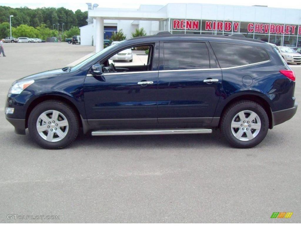 2010 Traverse LT AWD - Dark Blue Metallic / Ebony photo #6