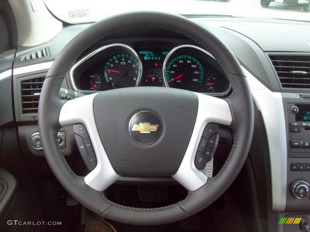 2010 Traverse LT AWD - Dark Blue Metallic / Ebony photo #18