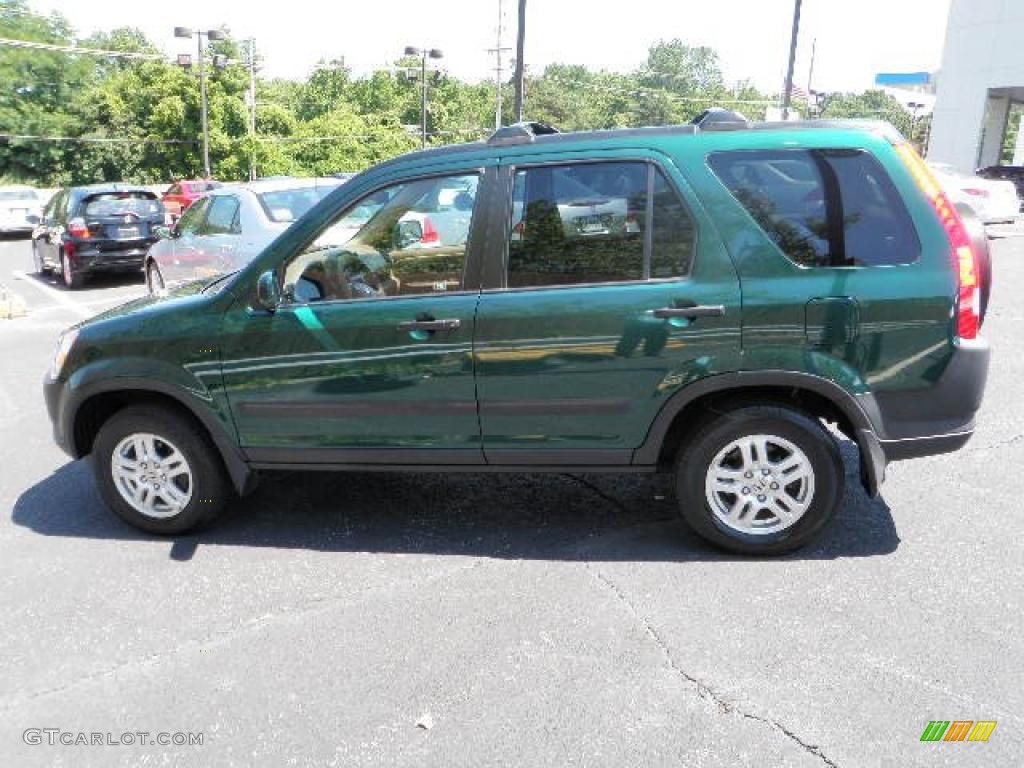 2003 CR-V EX 4WD - Clover Green Pearl / Saddle photo #1