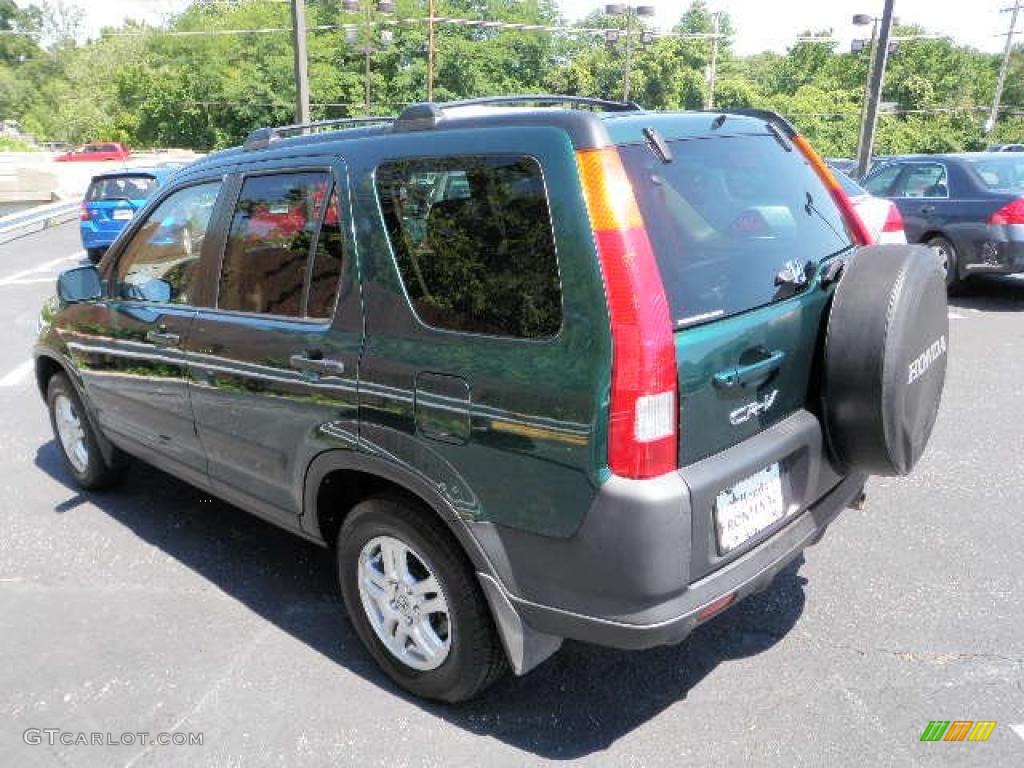 2003 CR-V EX 4WD - Clover Green Pearl / Saddle photo #2