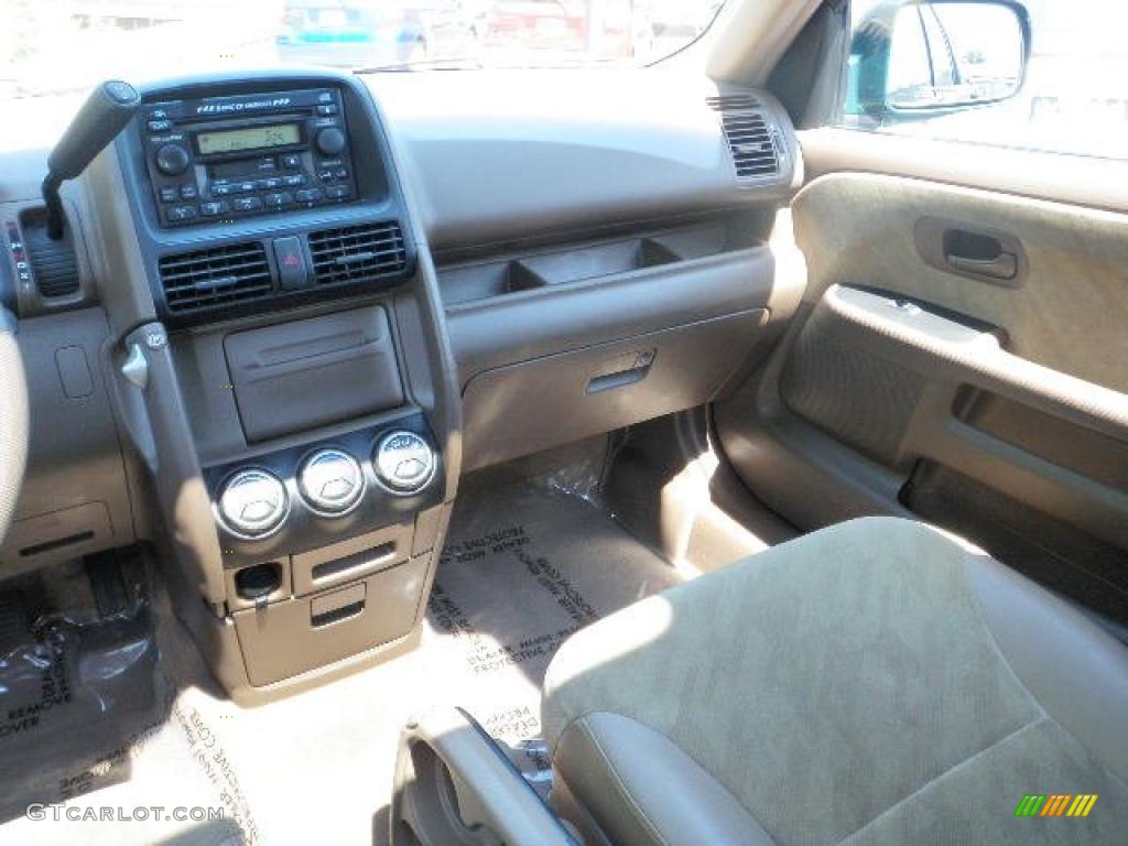 2003 CR-V EX 4WD - Clover Green Pearl / Saddle photo #16