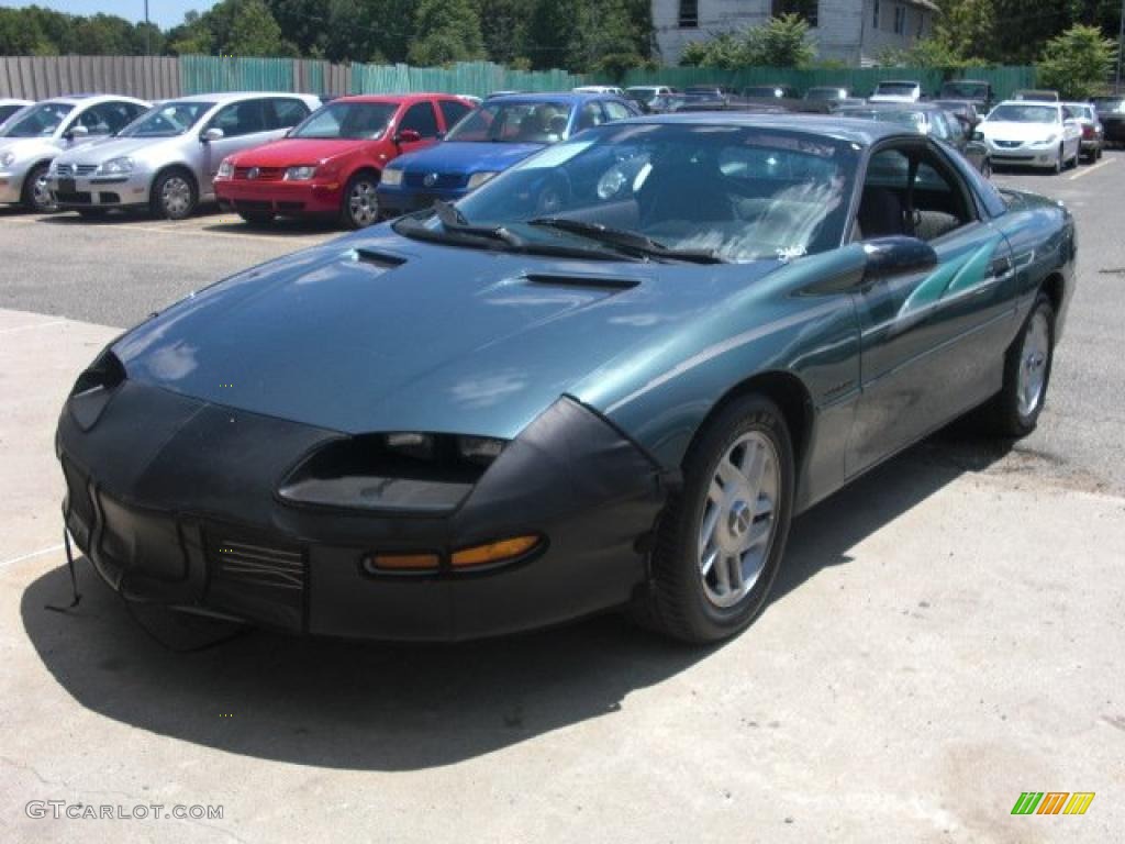 1994 Camaro Coupe - Dark Green Gray Metallic / Black photo #3