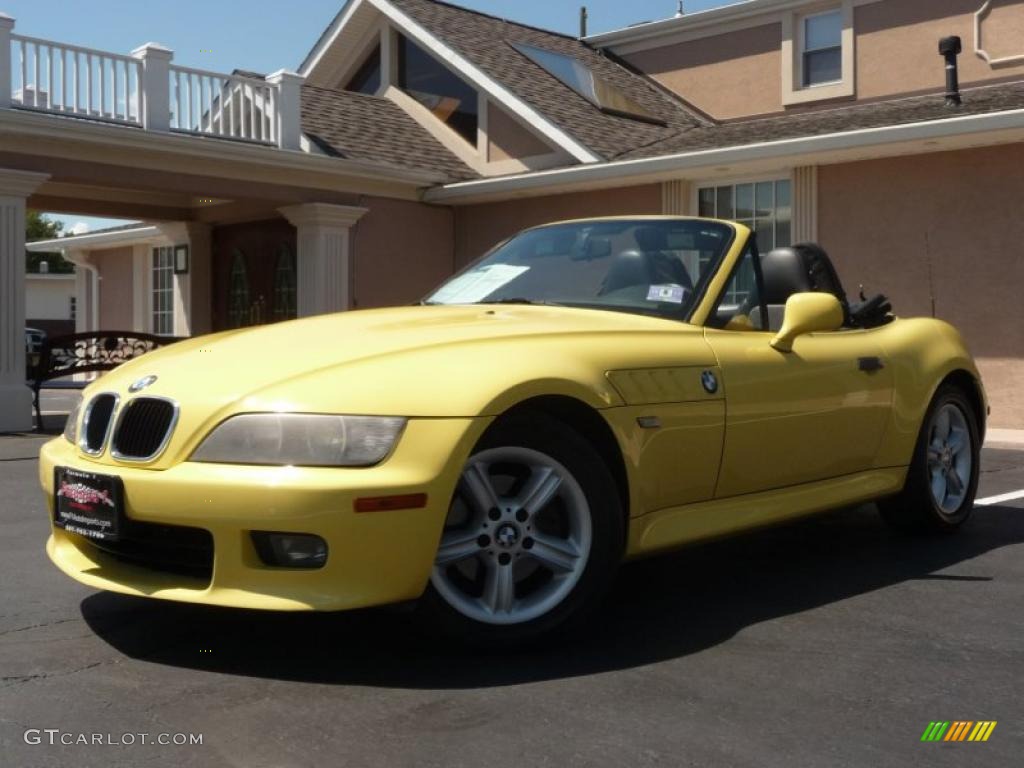 2000 Z3 2.3 Roadster - Dakar Yellow / Black photo #1