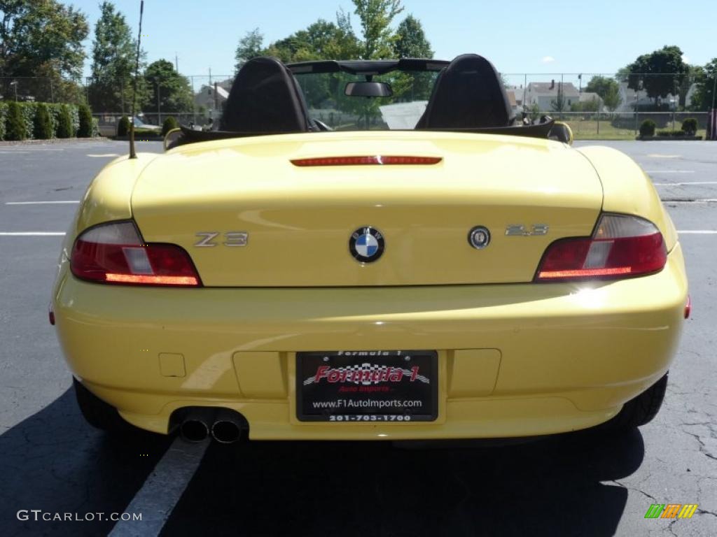 2000 Z3 2.3 Roadster - Dakar Yellow / Black photo #6