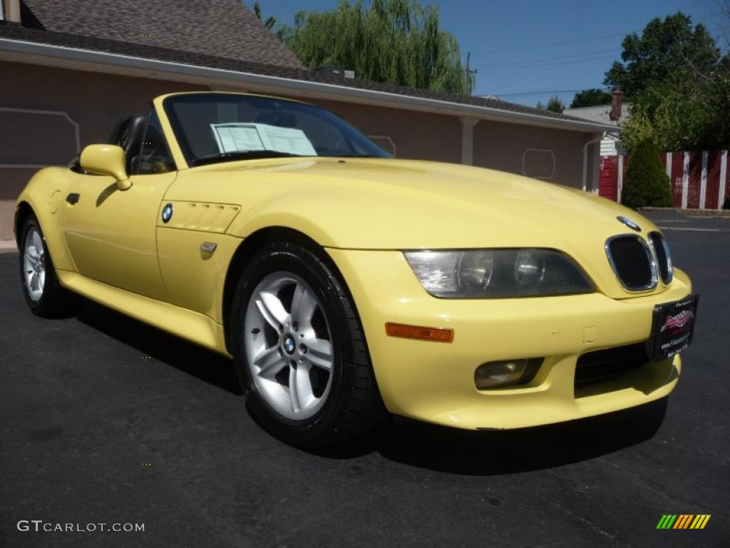 2000 Z3 2.3 Roadster - Dakar Yellow / Black photo #9