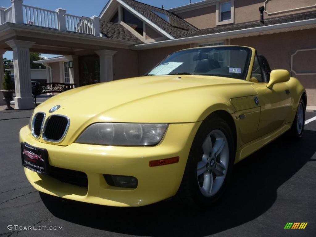 2000 Z3 2.3 Roadster - Dakar Yellow / Black photo #10