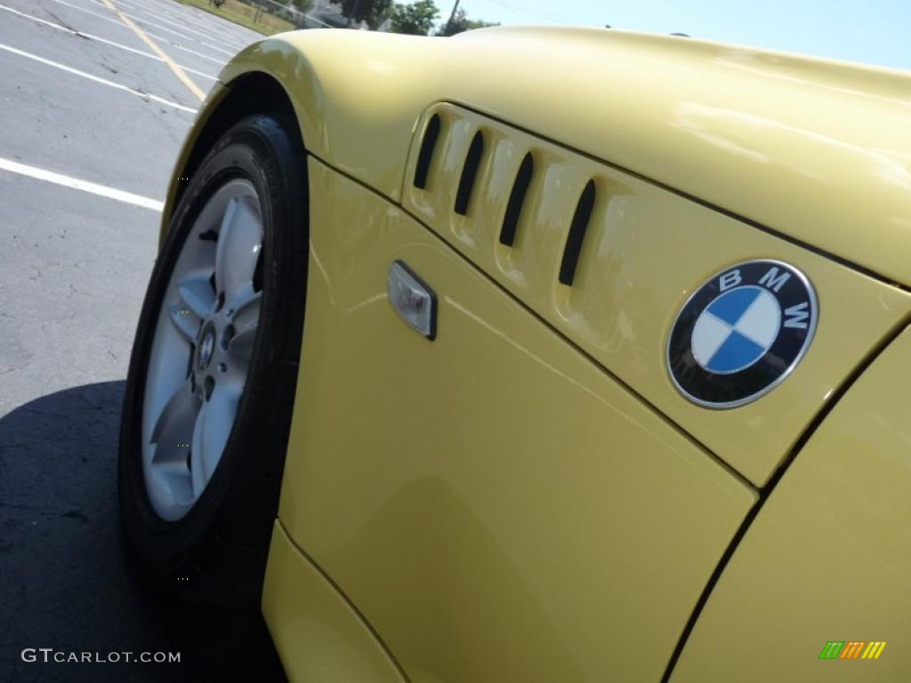 2000 Z3 2.3 Roadster - Dakar Yellow / Black photo #13