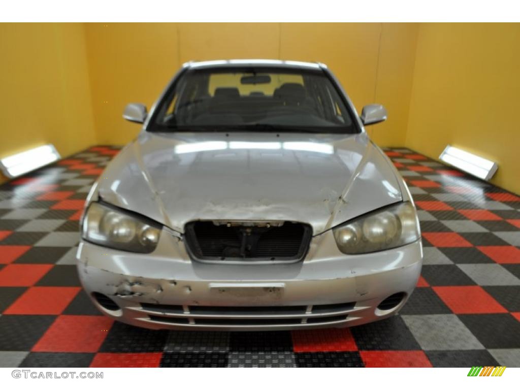 2001 Elantra GLS - Pewter / Gray photo #2