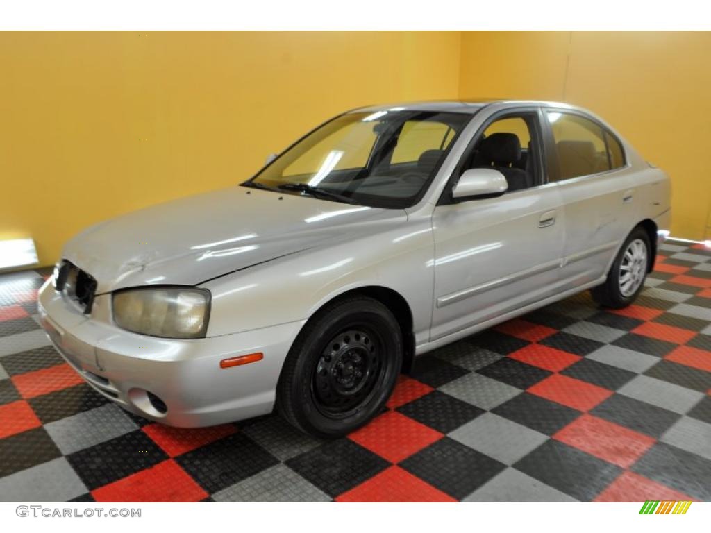 2001 Elantra GLS - Pewter / Gray photo #3