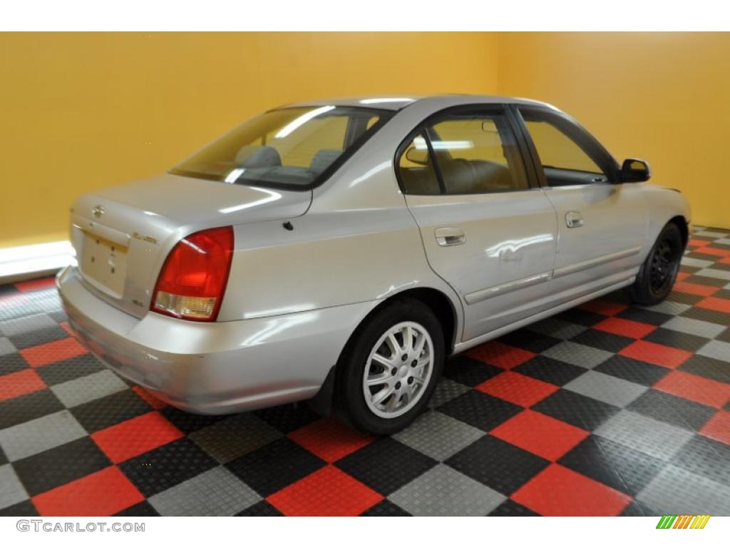 2001 Elantra GLS - Pewter / Gray photo #6