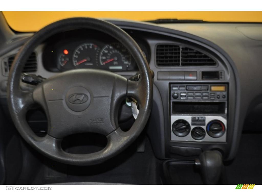 2001 Elantra GLS - Pewter / Gray photo #7