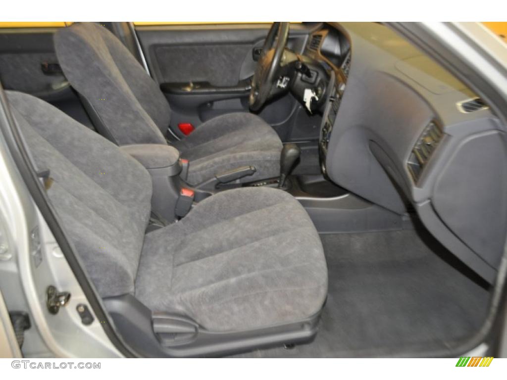 2001 Elantra GLS - Pewter / Gray photo #15