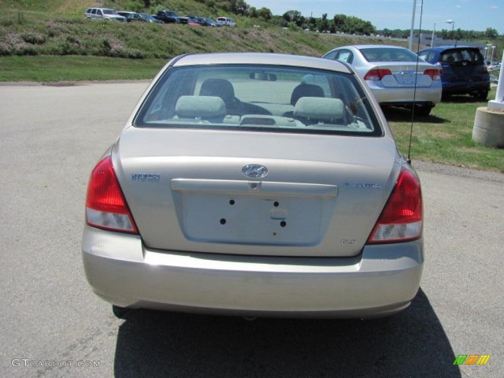 2001 Elantra GLS - Champagne / Beige photo #3