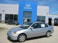 2002 Satin Silver Metallic Honda Civic EX Sedan  photo #1