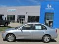 2002 Satin Silver Metallic Honda Civic EX Sedan  photo #2
