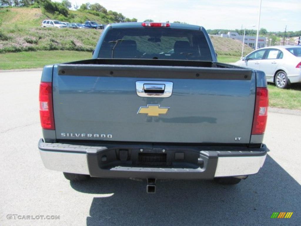 2008 Silverado 1500 Z71 Extended Cab 4x4 - Blue Granite Metallic / Ebony photo #4