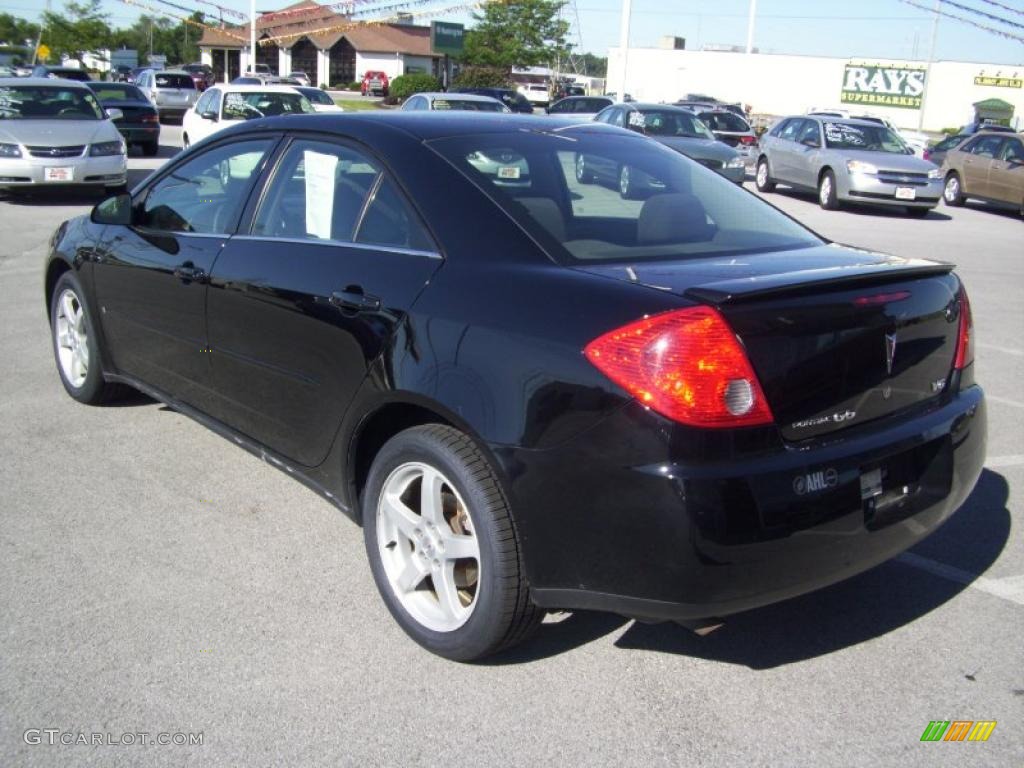 2007 G6 V6 Sedan - Black / Ebony photo #4