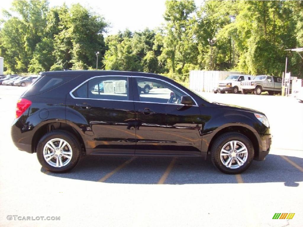 2010 Equinox LS AWD - Black / Jet Black/Light Titanium photo #22