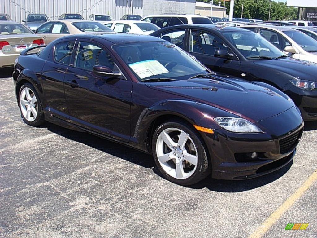 2005 RX-8  - Black Cherry Mica / Parchment photo #2