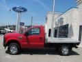 Red - F250 Super Duty XL Regular Cab 4x4 Chassis Photo No. 2