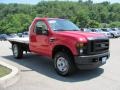 Red - F250 Super Duty XL Regular Cab 4x4 Chassis Photo No. 5