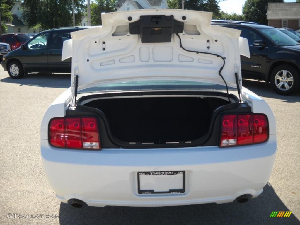 2006 Mustang GT Premium Coupe - Performance White / Dark Charcoal photo #9