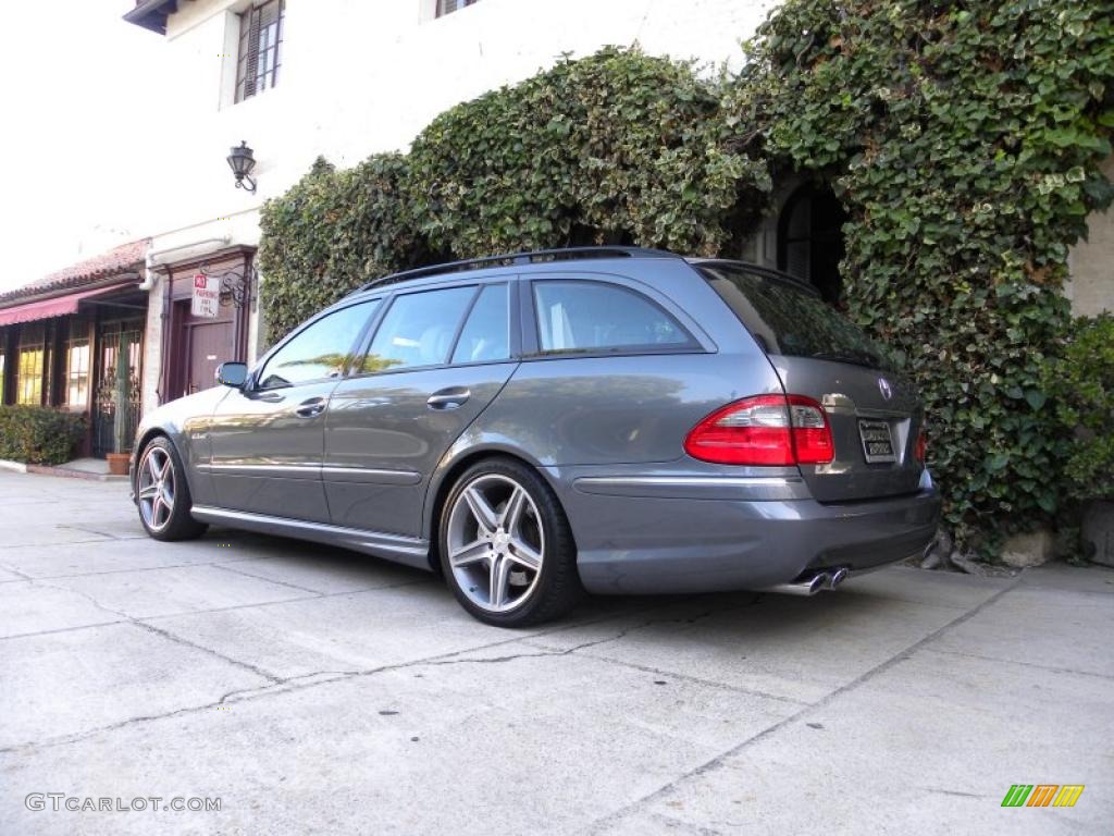 2008 E 63 AMG Wagon - Flint Grey Metallic / Cashmere photo #5
