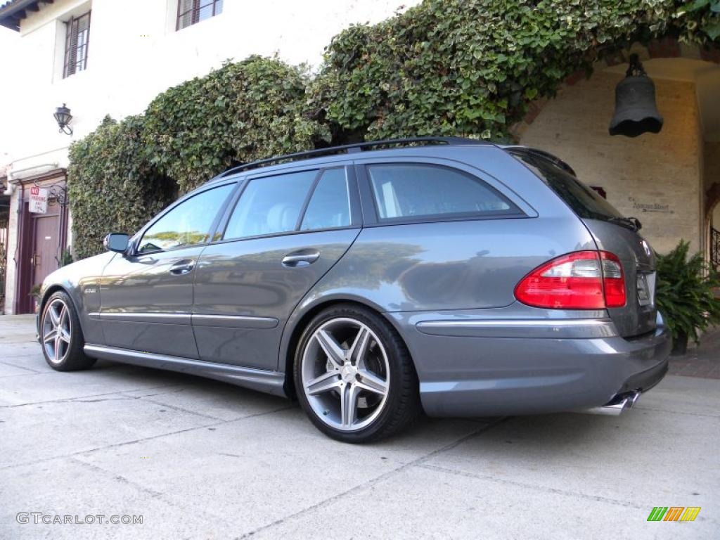 2008 E 63 AMG Wagon - Flint Grey Metallic / Cashmere photo #6