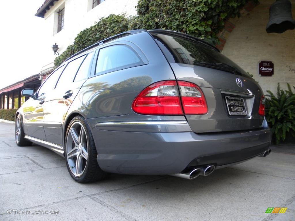 2008 E 63 AMG Wagon - Flint Grey Metallic / Cashmere photo #7