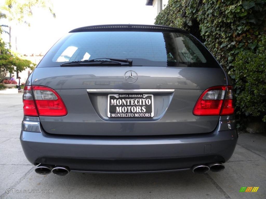 2008 E 63 AMG Wagon - Flint Grey Metallic / Cashmere photo #9