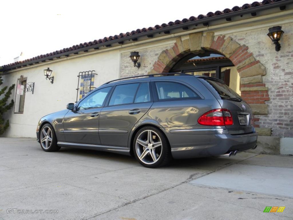 2008 E 63 AMG Wagon - Flint Grey Metallic / Cashmere photo #16