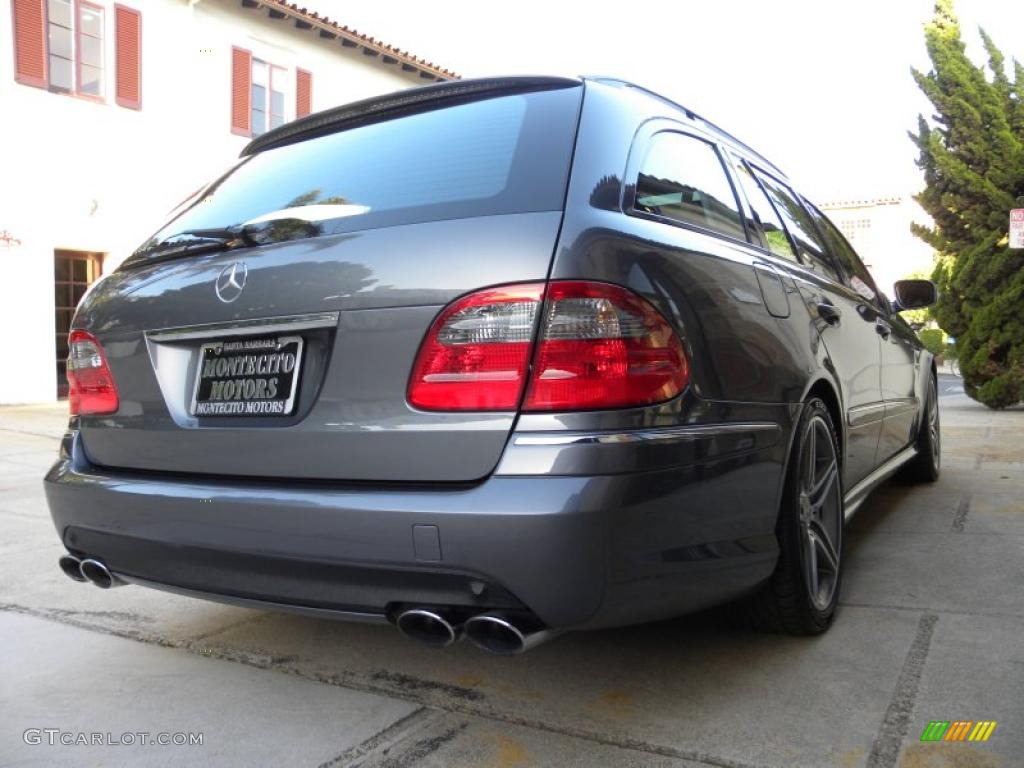 2008 E 63 AMG Wagon - Flint Grey Metallic / Cashmere photo #18