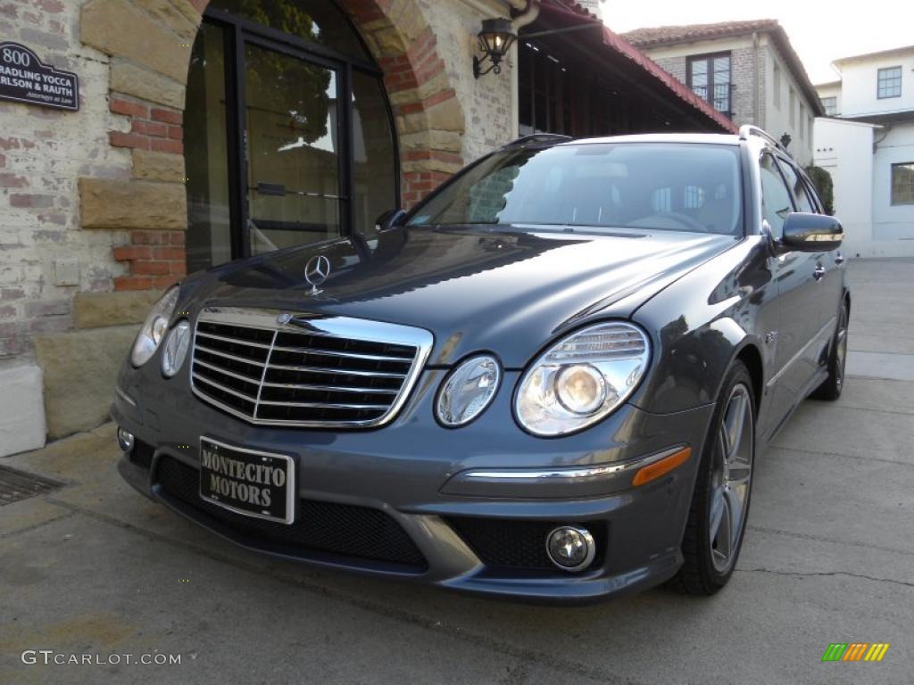 2008 E 63 AMG Wagon - Flint Grey Metallic / Cashmere photo #19