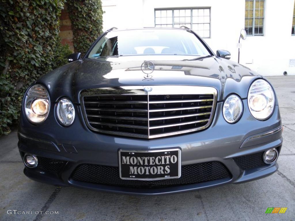 2008 E 63 AMG Wagon - Flint Grey Metallic / Cashmere photo #21