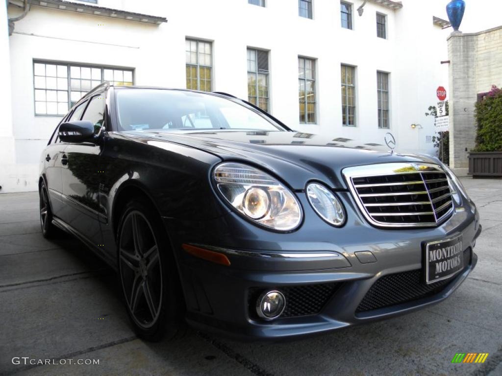 2008 E 63 AMG Wagon - Flint Grey Metallic / Cashmere photo #23
