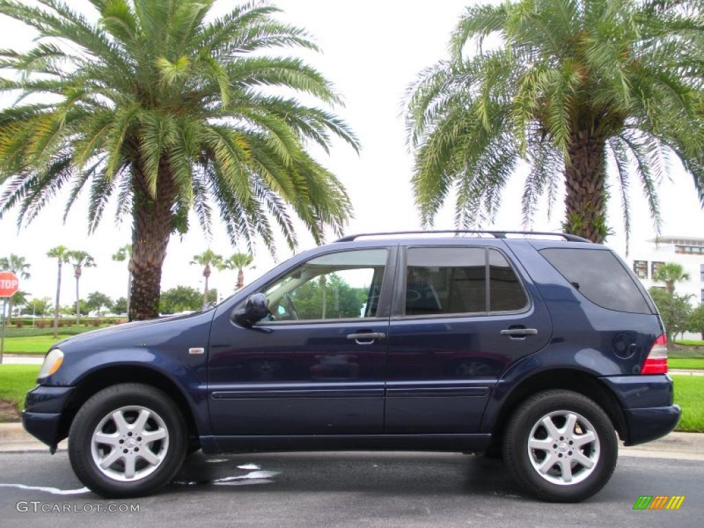 1999 ML 430 4Matic - Azure Blue Metallic / Sand photo #1