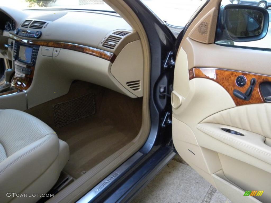 2008 E 63 AMG Wagon - Flint Grey Metallic / Cashmere photo #46