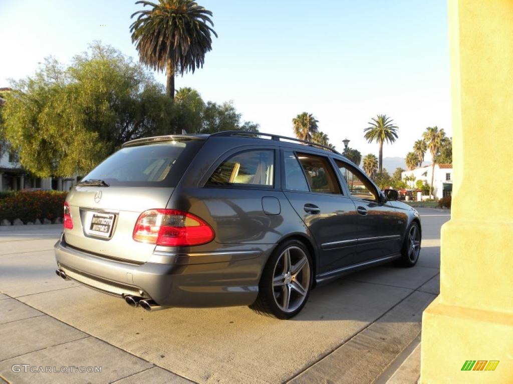 2008 E 63 AMG Wagon - Flint Grey Metallic / Cashmere photo #55