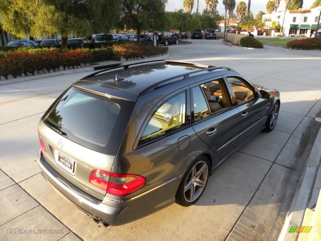 2008 E 63 AMG Wagon - Flint Grey Metallic / Cashmere photo #56
